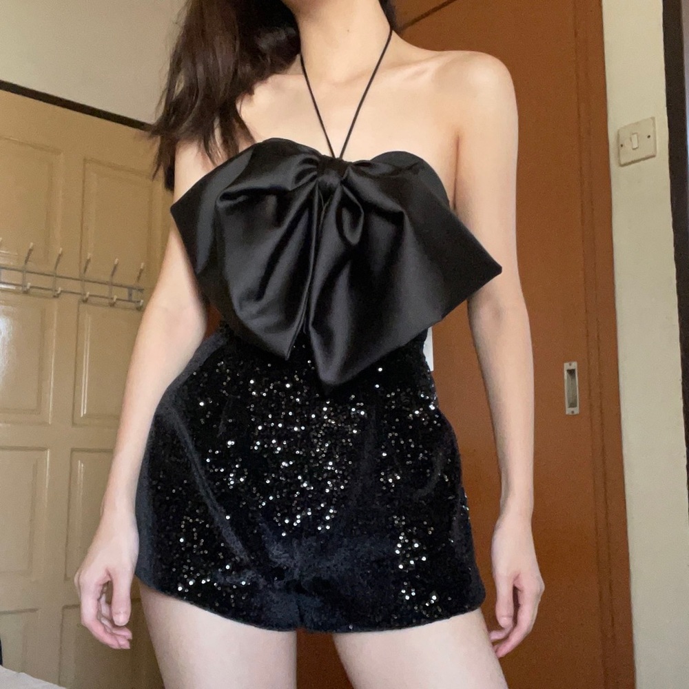 Zara sequin playsuit